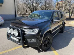 Svart Begagnad 2016 VW Amarok Highline Pickup | 149 000 kr (Superpris)