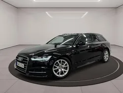 Svart (svart metallic) Begagnad 2017 Audi A6 S-Line Kombi | 234 500 kr (Lite dyr)