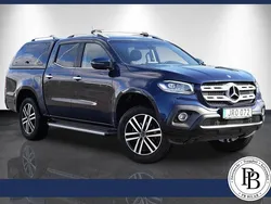 Mörkblå (blå) Begagnad 2018 Mercedes X250 Progressive Pickup | 269 900 kr (Marknadspris)