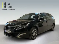 Svart Begagnad 2016 Peugeot 308 Allure Kombi | 139 900 kr (Marknadspris)