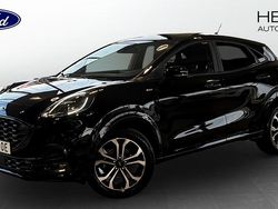 Svart (black) Begagnad 2022 Ford Puma Gen-E ST-Line SUV | 214 900 kr (Lite dyr)