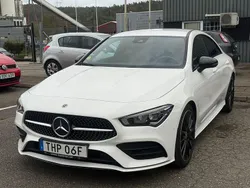 Vit Begagnad 2022 Mercedes CLA200 AMG Sportkupé | 339 990 kr (Bra pris)