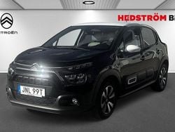 Svart Ny 2024 Citroën C3 PureTech Halvkombi | 195 000 kr (Dyr)