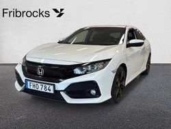 Vit Begagnad 2017 Honda Civic Elegance Halvkombi | 159 800 kr (Marknadspris)
