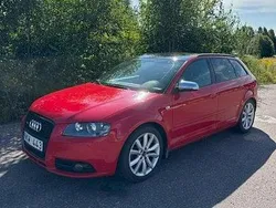 Röd Begagnad 2008 Audi A3 Sportback S-Line Halvkombi | 49 000 kr (Marknadspris)