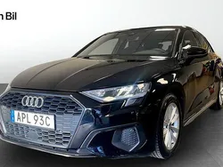Svart Begagnad 2021 Audi A3 Sportback Proline Halvkombi | 214 000 kr (Marknadspris)