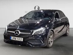 Svart Begagnad 2016 Mercedes A200 AMG Halvkombi | 134 900 kr (Marknadspris)