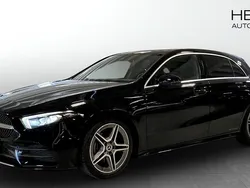 Svart (black) Begagnad 2019 Mercedes A200 AMG line Kombi | 259 000 kr (Marknadspris)