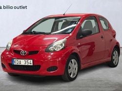 Röd Begagnad 2009 Toyota Aygo Halvkombi | 24 900 kr (Bra pris)