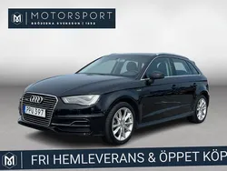 Svart Begagnad 2015 Audi A3 Sportback e-tron Design Sedan | 169 900 kr (Marknadspris)