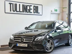 Svart Begagnad 2017 Mercedes E220 AMG Kombi | 239 900 kr (Marknadspris)