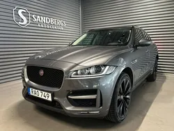 Grå Begagnad 2018 Jaguar F-Pace R-Sport SUV | 219 500 kr (Marknadspris)