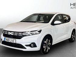 Vit (white) Ny 2025 Dacia Sandero Expression Halvkombi | 189 900 kr (Bra pris)