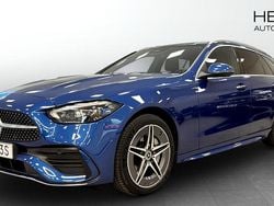 Svart Begagnad 2022 Mercedes C300e AMG line Kombi | 414 900 kr (Marknadspris)