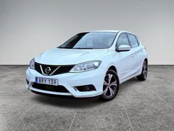 Vit Begagnad 2015 Nissan Pulsar Halvkombi | 84 900 kr (Bra pris)
