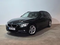 Svart Begagnad 2015 BMW 320 Sport Line Kombi | 139 900 kr (Bra pris)