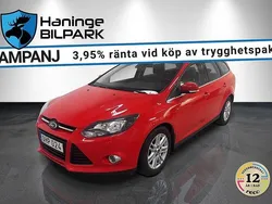 Röd Begagnad 2014 Ford Focus Titanium Kombi | 69 900 kr (Bra pris)