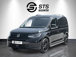 Svart Begagnad 2022 VW Caddy Black Edition Minibuss | 299 900 kr (Marknadspris)