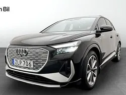 Svart Begagnad 2023 Audi Q4 e-tron S-Line SUV | 449 000 kr (Marknadspris)