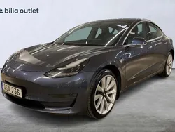 Grå Begagnad 2020 Tesla Model 3 Long Range Sedan | 284 900 kr (Marknadspris)