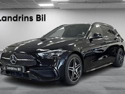 Svart Begagnad 2024 Mercedes C300e AMG Kombi | 499 000 kr (Marknadspris)