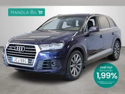 Blå Begagnad 2019 Audi Q7 S-Line SUV | 449 900 kr (Marknadspris)