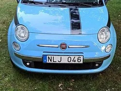 Blå Begagnad 2012 Fiat 500 Lounge Halvkombi | 44 000 kr (Superpris)