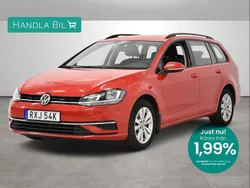 Röd Begagnad 2019 VW Golf VII Kombi | 179 900 kr (Marknadspris)