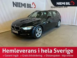 Svart Begagnad 2016 BMW 320 Sport Line Kombi | 179 900 kr (Marknadspris)