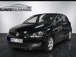 Svart Begagnad 2011 VW Polo Halvkombi | 59 900 kr (Marknadspris)
