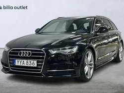 Svart Begagnad 2017 Audi A6 S-Line Kombi | 174 900 kr (Marknadspris)