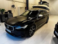 Svart Begagnad 2018 Volvo V90 R-Design Kombi | 349 900 kr (Dyr)