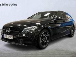Svart Begagnad 2021 Mercedes C300e Kombi | 269 900 kr (Marknadspris)