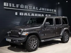 Grå Begagnad 2021 Jeep Wrangler Unlimited 80th Anniversary SUV | 619 000 kr (Bra pris)