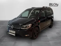 Svart Begagnad 2016 VW Caddy Maxi Life Life Minibuss | 209 900 kr (Marknadspris)