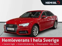 Röd Begagnad 2016 Audi A4 Proline Sedan | 198 900 kr (Marknadspris)