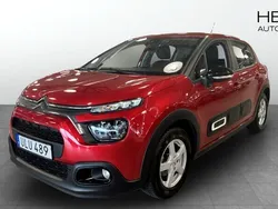 Röd (red) Begagnad 2022 Citroën C3 PureTech Halvkombi | 129 900 kr (Marknadspris)