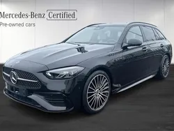 Svart Begagnad 2024 Mercedes C200 AMG line Kombi | 499 900 kr (Lite dyr)