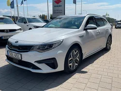 Vit (vit metallic) Begagnad 2020 Kia Optima Hybrid Advance Sedan | 229 000 kr (Marknadspris)