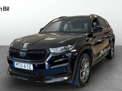 Svart Begagnad 2022 Skoda Kodiaq SportLine SUV | 409 900 kr (Marknadspris)