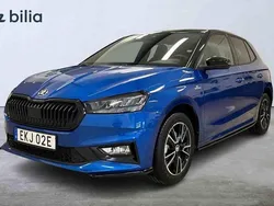 Blå Begagnad 2024 Skoda Fabia Monte Carlo Halvkombi | 229 500 kr (Marknadspris)