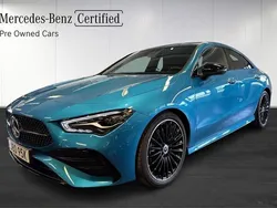 Blå Begagnad 2024 Mercedes CLA200 AMG Sportkupé | 429 000 kr (Dyr)