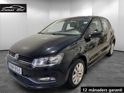 Svart Begagnad 2016 VW Polo Halvkombi | 99 500 kr (Marknadspris)