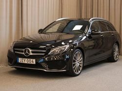 Svart Begagnad 2015 Mercedes C400 AMG Kombi | 269 900 kr
