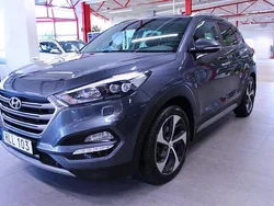 Mörkgrå (grå) Begagnad 2018 Hyundai Tucson SUV | 189 000 kr (Marknadspris)