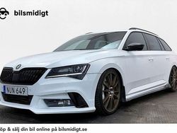 Vit Begagnad 2016 Skoda Superb RS Kombi | 299 990 kr (Dyr)