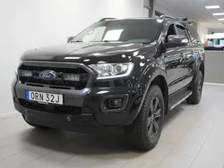 Svart Begagnad 2020 Ford Ranger Wildtrack Pickup | 279 900 kr (Bra pris)
