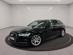 Svart (svart metallic) Begagnad 2017 Audi A6 S-Line Kombi | 234 500 kr (Lite dyr)