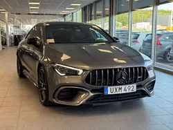 Mörkgrå (grå) Begagnad 2021 Mercedes CLA45 AMG AMG Sportkupé | 539 900 kr