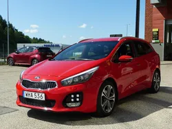 Röd Begagnad 2018 Kia Ceed GT-Line Kombi | 139 800 kr (Marknadspris)